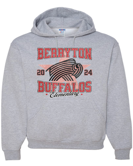 Buffalo Vintage Star Jerzees NuBlend® Hooded Sweatshirt