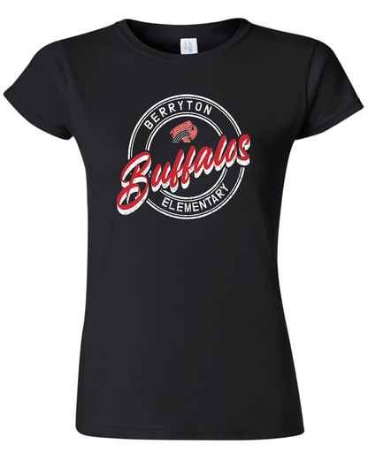 Berryton Buffalos Womens Gildan Softstyle T-Shirt