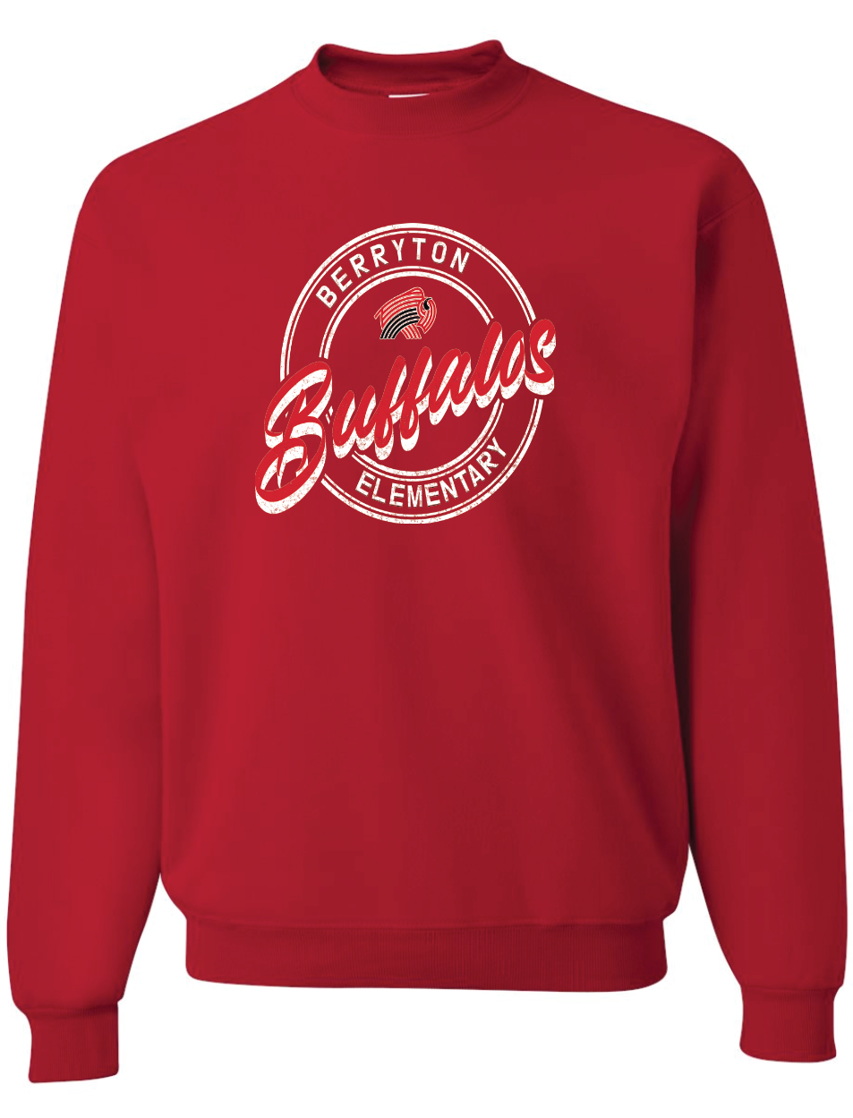 Berryton Buffalso Jerzees Nublend Crew Sweatshirt