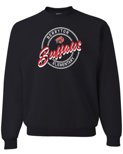 Berryton Buffalso Jerzees Nublend Crew Sweatshirt