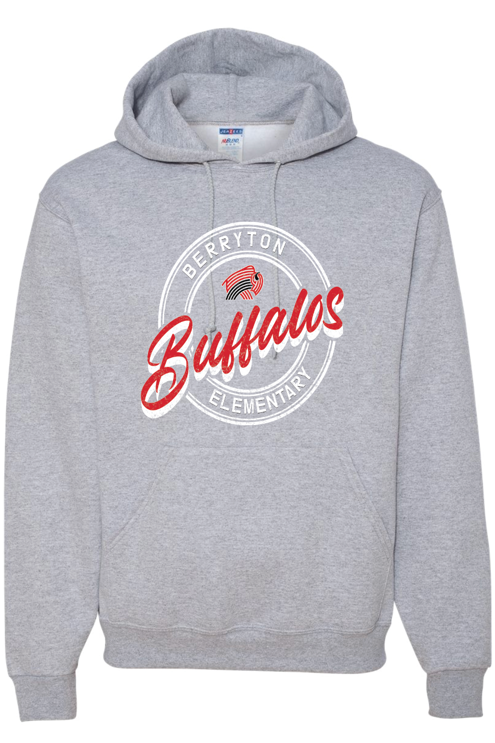 Berryton Buffalos Jerzees NuBlend® Hooded Sweatshirt