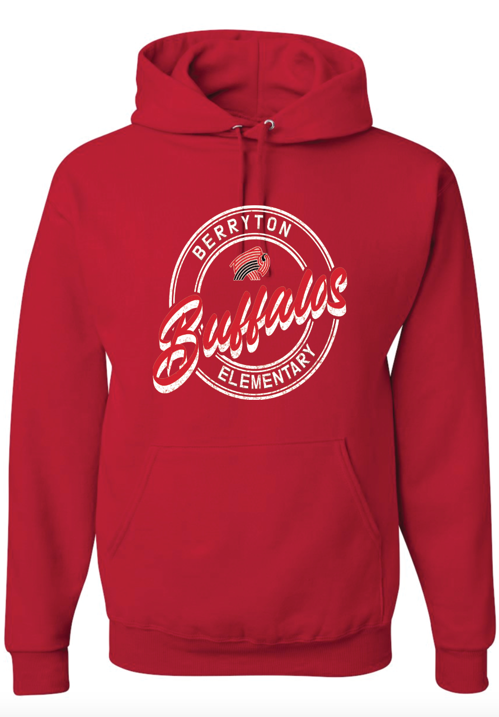 Berryton Buffalos Jerzees NuBlend® Hooded Sweatshirt