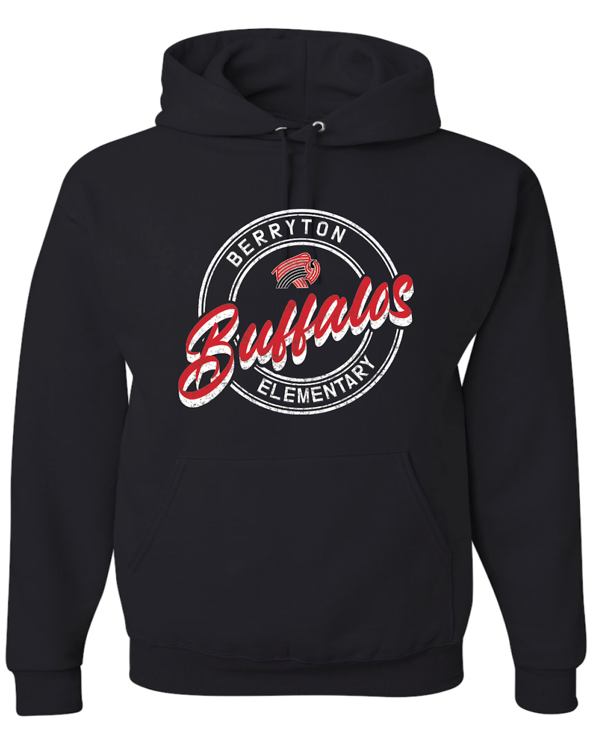 Berryton Buffalos Jerzees NuBlend® Hooded Sweatshirt