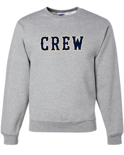 Kansas Crew Baseball Jerzees Nublend Crew Sweatshirt