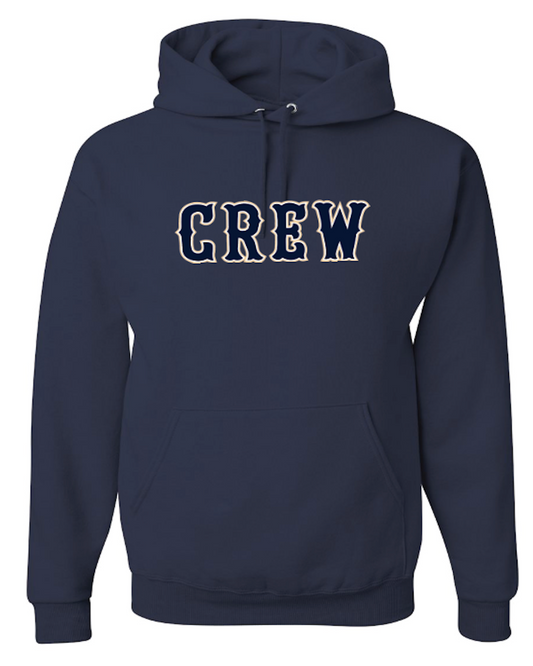 Kansas Crew Baseball Jerzees Nublend Hooded Sweatshirt