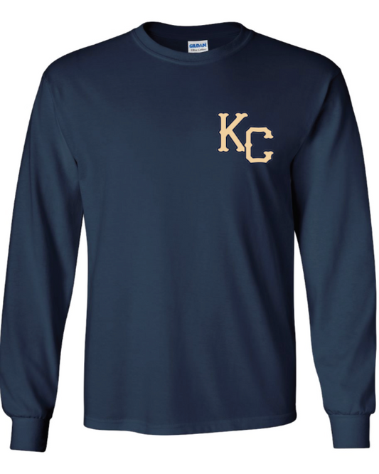 KC Baseball Gildan Ultra Cotton® Long Sleeve T-Shirt