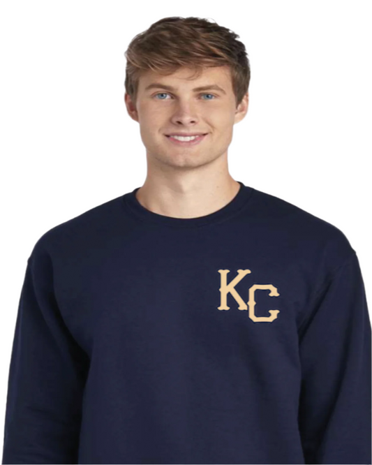 KC Baseball Jerzees Nublend Crew Sweatshirt