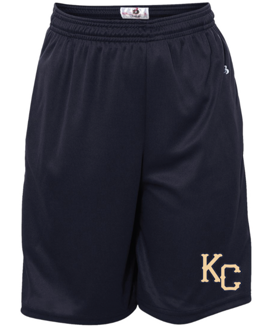 KC Baseball Badger Pocketed Shorts