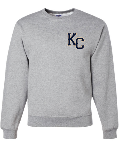 KC Baseball Jerzees Nublend Crew Sweatshirt