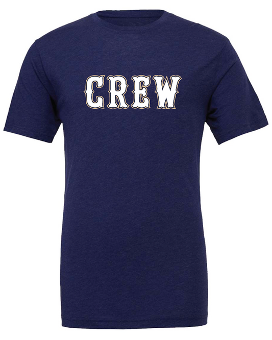 Kansas Crew Baseball Bella Canvas Triblend Tee