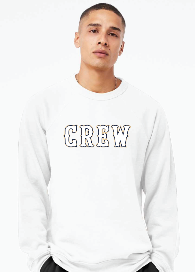 Kansas Crew Baseball Bella Canvas Raglan Crewneck Sweatshirt