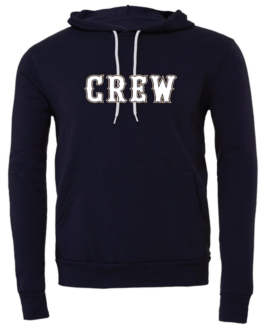 Kansas Crew Baseball Bella Canvas Sponge Fleece Hoodie