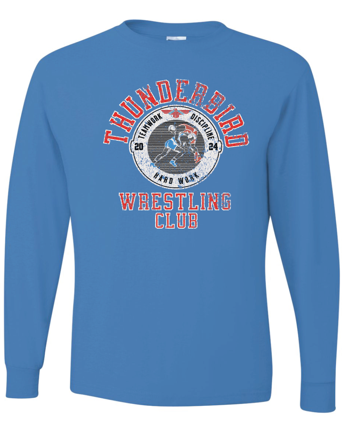 Tbird Wrestling Club Gildan Ultra Cotton Long Sleeve Tee