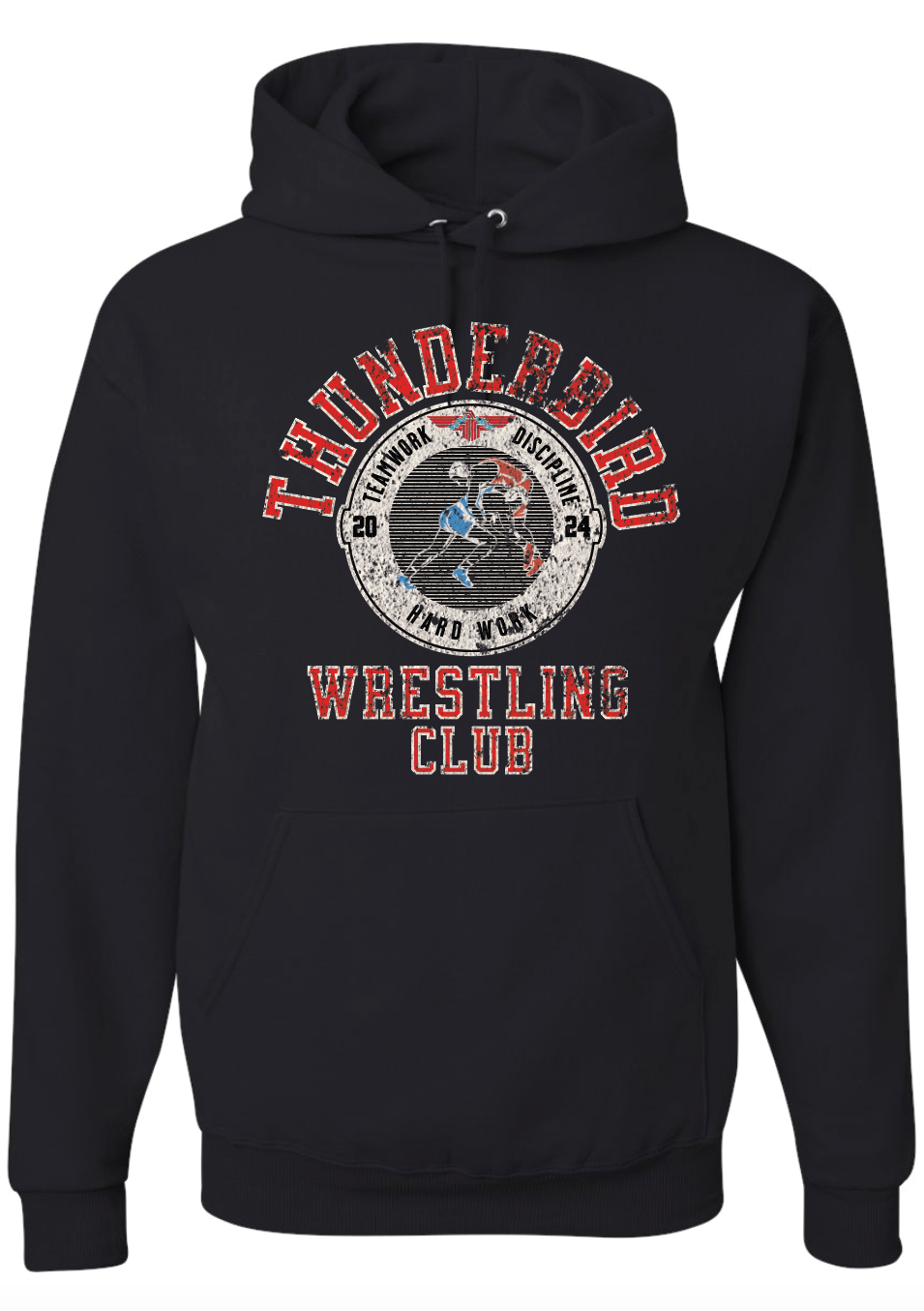 Tbird Wrestling Club Jerzees NuBlend® Hooded Sweatshirt