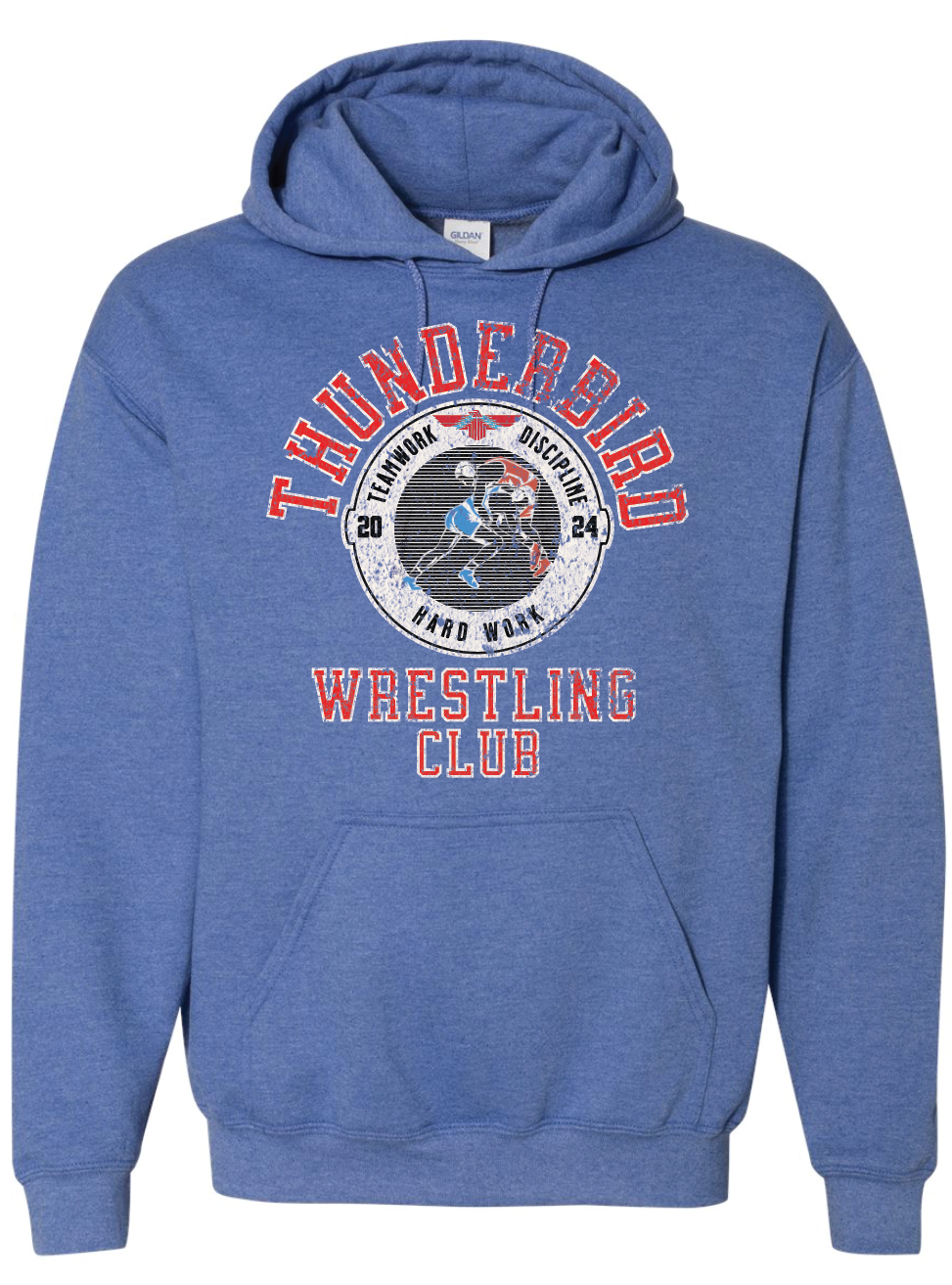 Tbird Wrestling Club Jerzees NuBlend® Hooded Sweatshirt