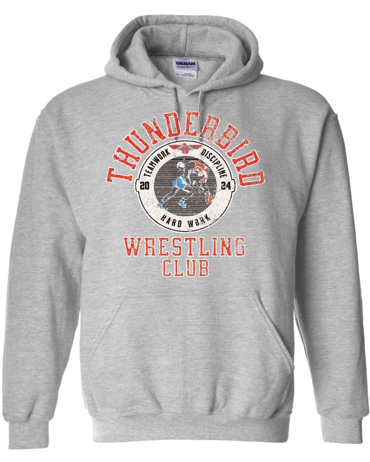 Tbird Wrestling Club Jerzees NuBlend® Hooded Sweatshirt