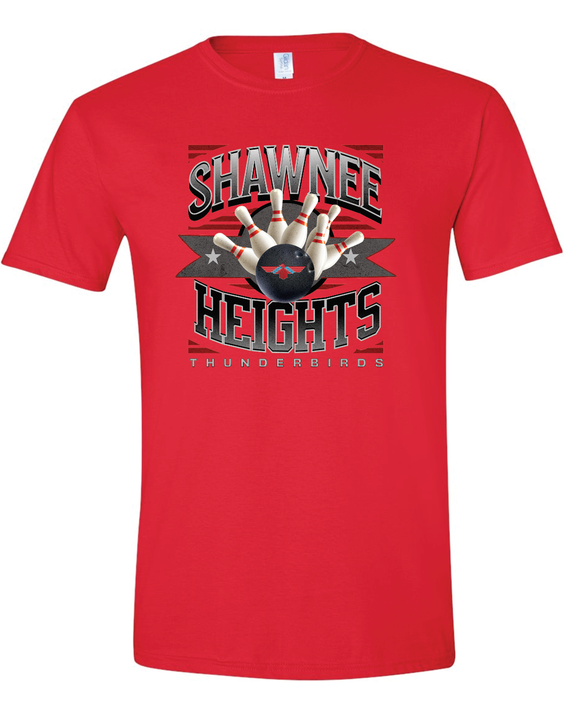 Shawnee Heights Bowling Gildan Softstyle T-Shirt