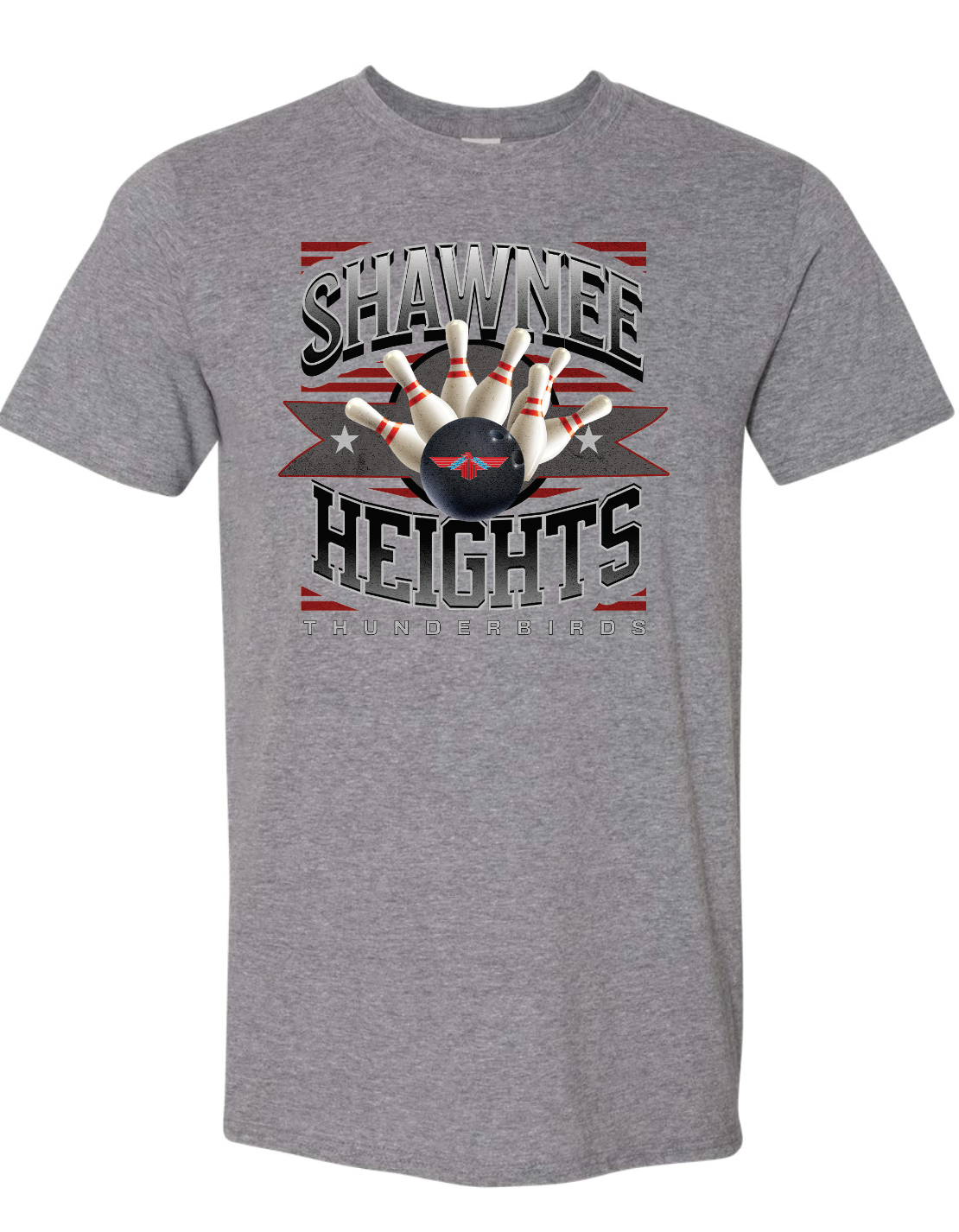 Shawnee Heights Bowling Gildan Softstyle T-Shirt