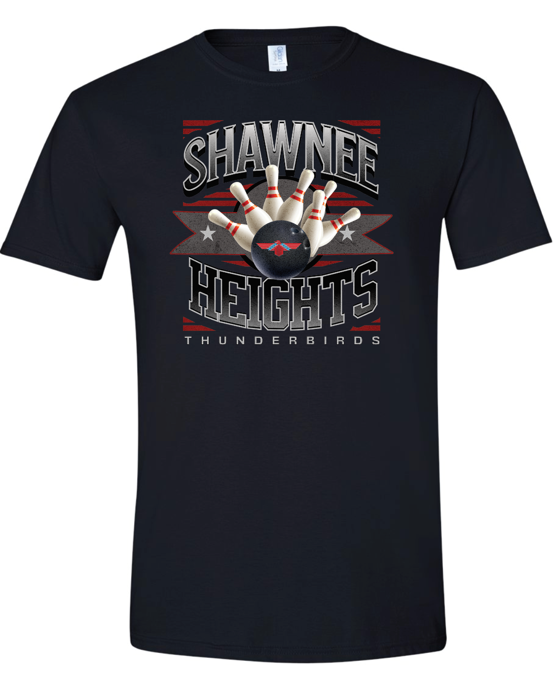 Shawnee Heights Bowling Gildan Softstyle T-Shirt