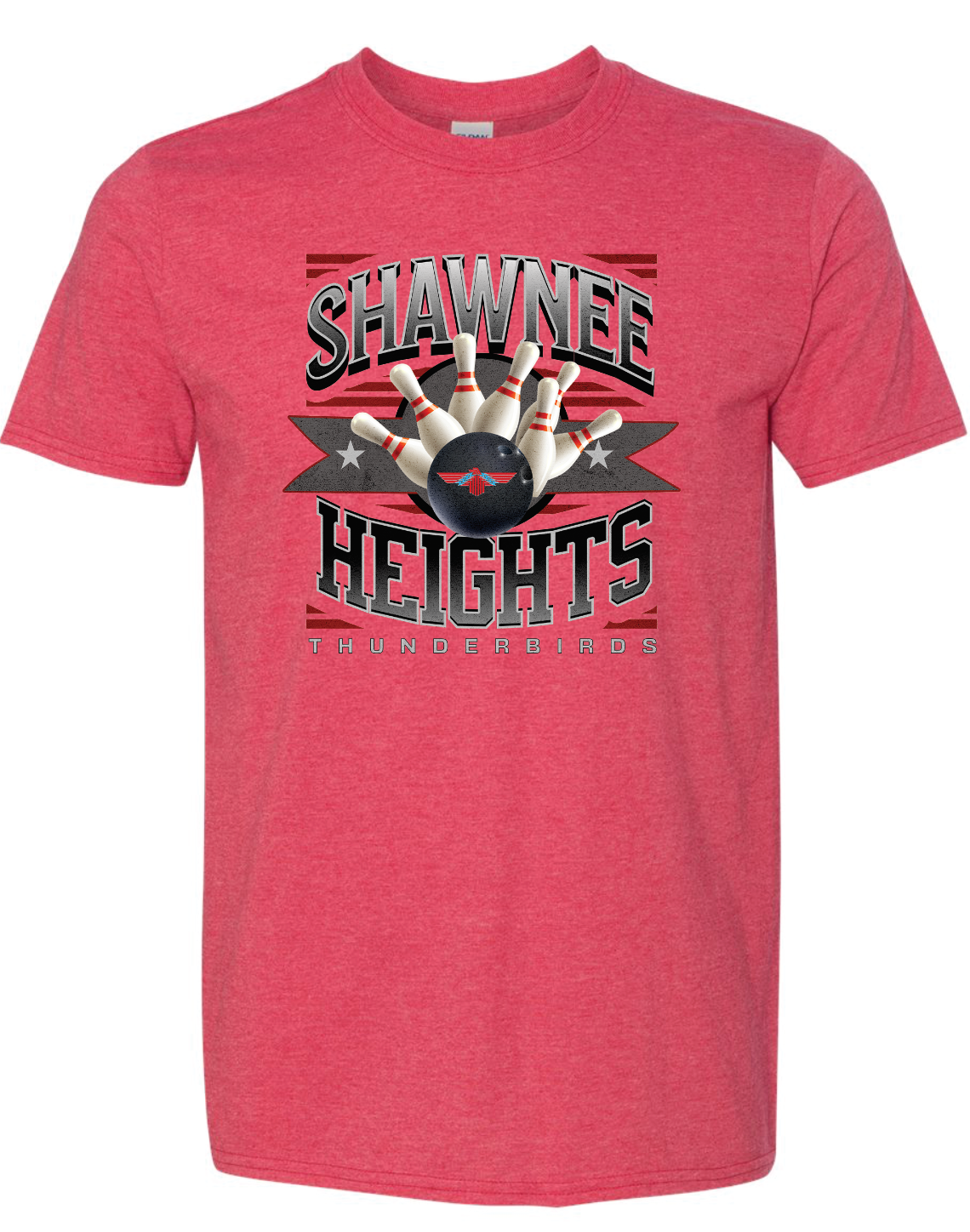 Shawnee Heights Bowling Gildan Softstyle T-Shirt