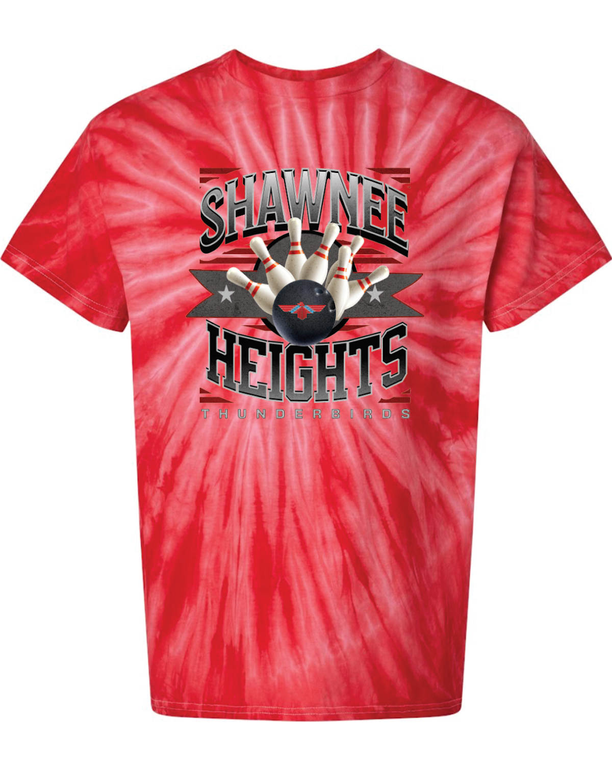 Shawnee Heights Bowling Tie Dye T-shirt