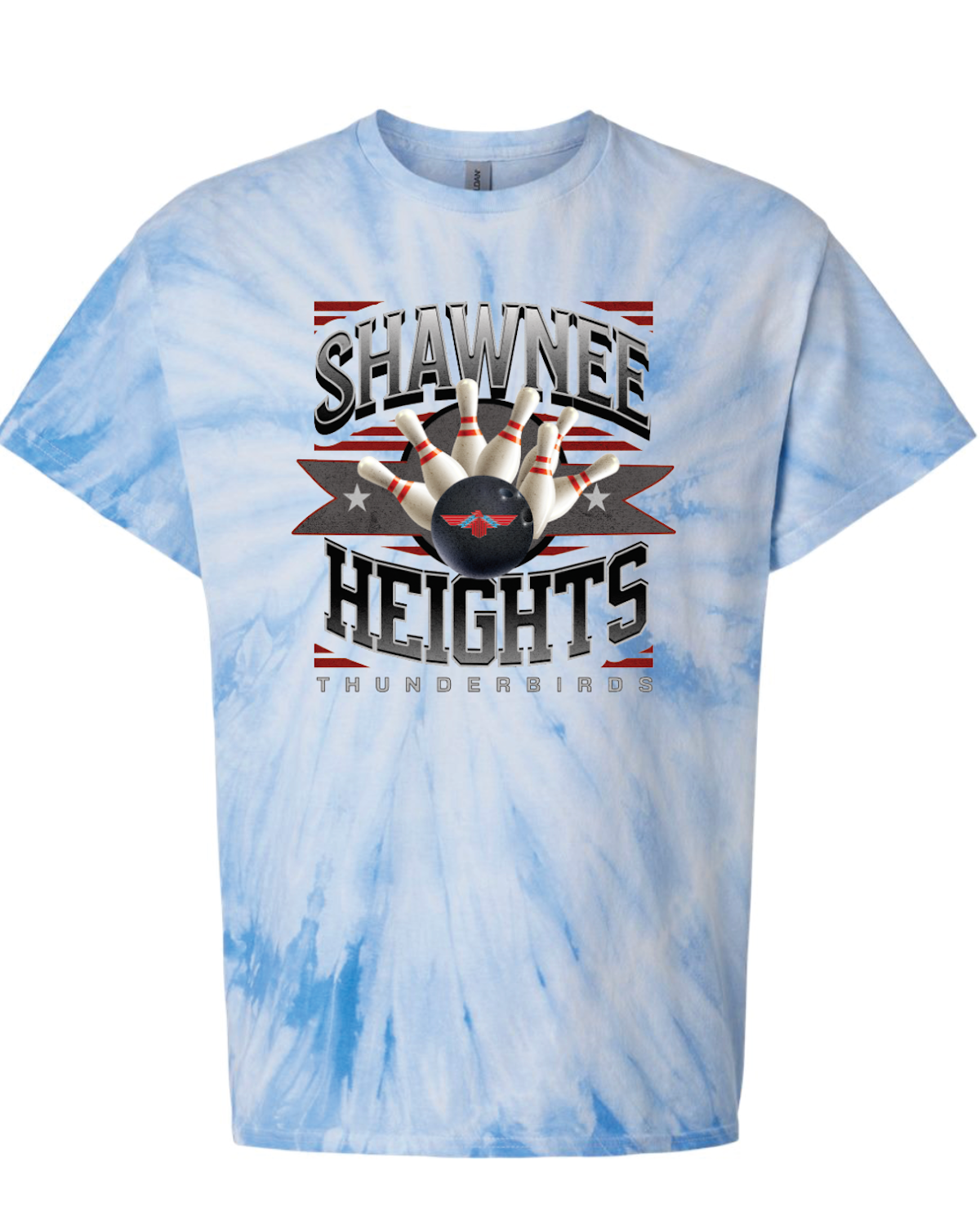 Shawnee Heights Bowling Tie Dye T-shirt