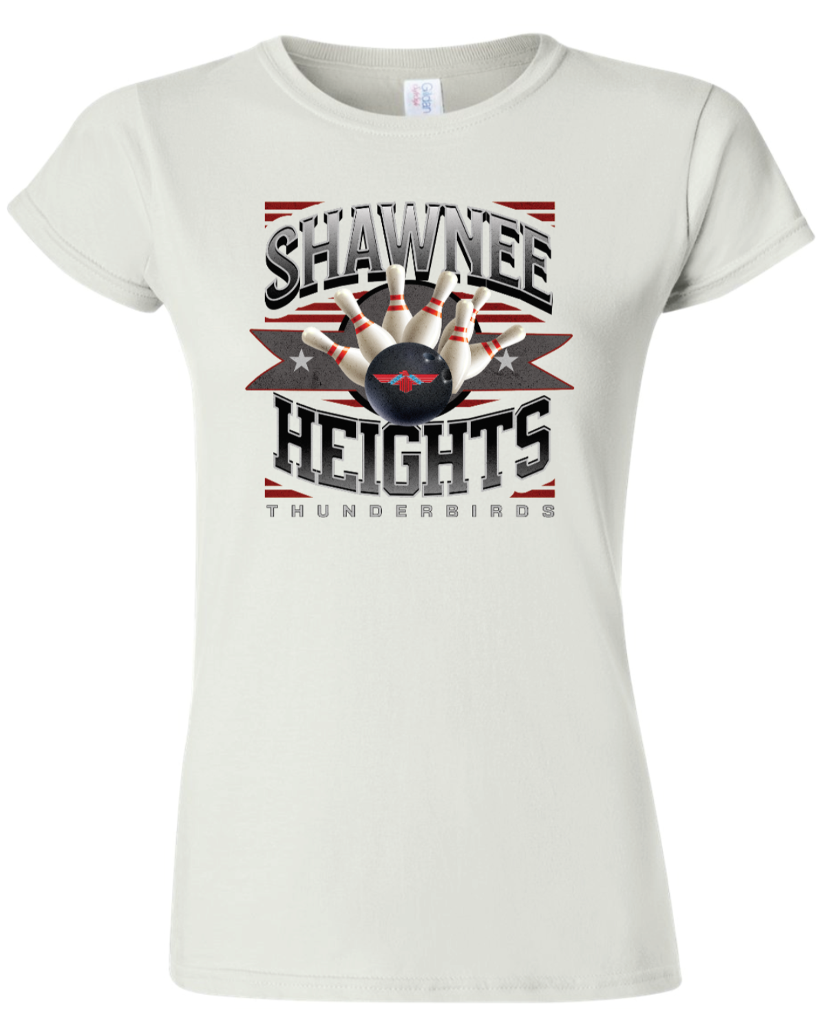 Shawnee Heights Bowling Womens Gildan Softstyle T-Shirt