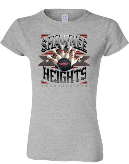 Shawnee Heights Bowling Womens Gildan Softstyle T-Shirt