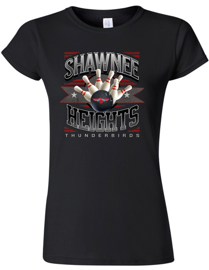 Shawnee Heights Bowling Womens Gildan Softstyle T-Shirt