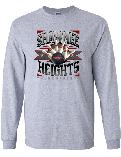 Shawnee Heights Bowling Gildan Ultra Cotton Long Sleeve T-Shirt