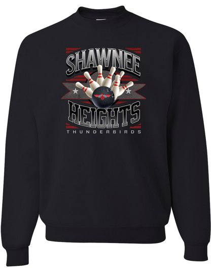 Shawnee Heights Bowling Jerzees Nublend Crew Sweatshirt