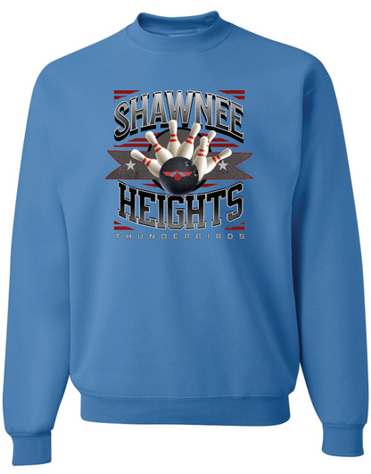 Shawnee Heights Bowling Jerzees Nublend Crew Sweatshirt