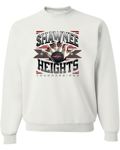 Shawnee Heights Bowling Jerzees Nublend Crew Sweatshirt