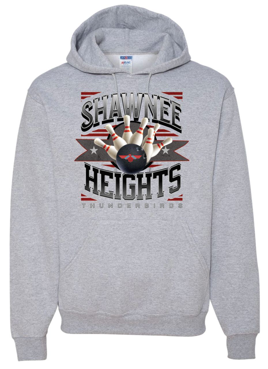 Shawnee Heights Bowling Jerzees NuBlend® Hooded Sweatshirt