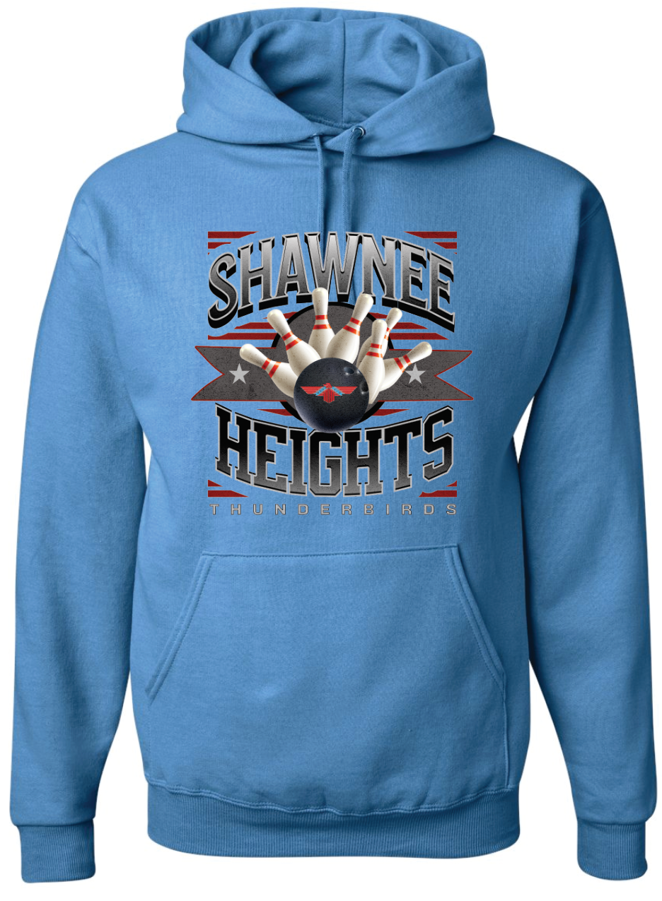 Shawnee Heights Bowling Jerzees NuBlend® Hooded Sweatshirt