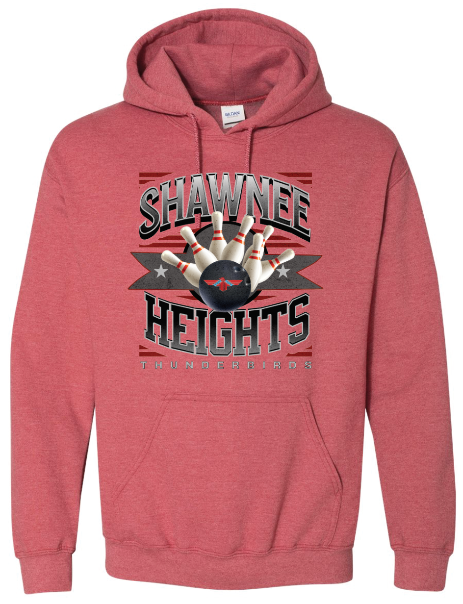 Shawnee Heights Bowling Jerzees NuBlend® Hooded Sweatshirt