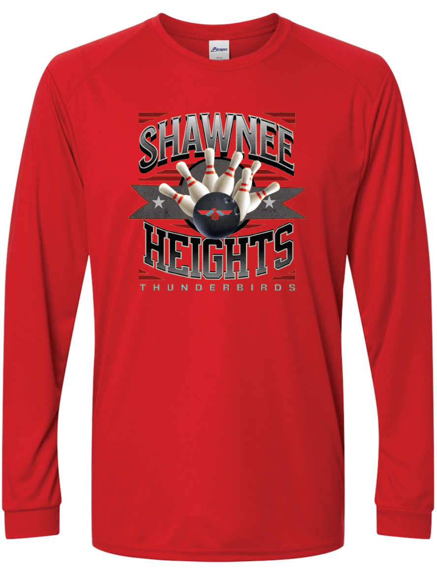 Shawnee Heights Bowling Paragon Performance Long Sleeve T-shirt