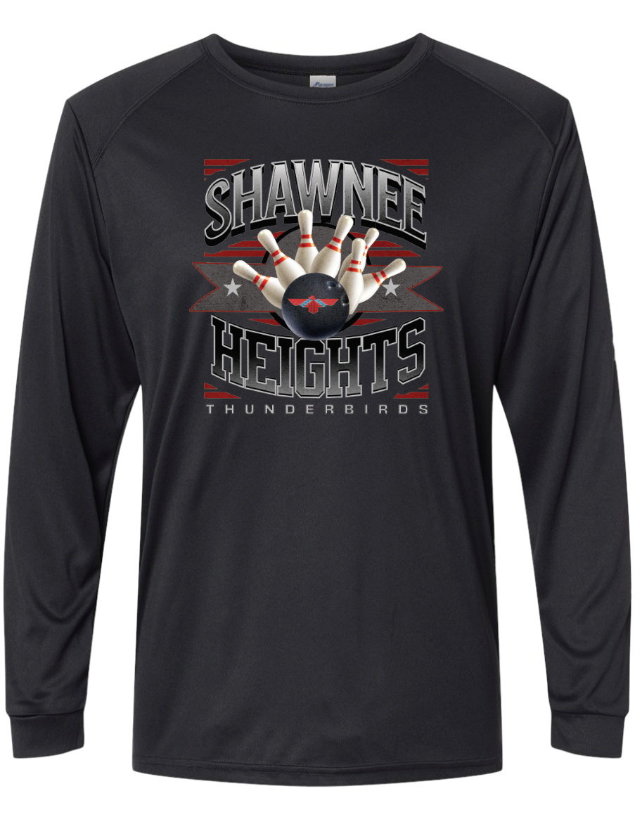 Shawnee Heights Bowling Paragon Performance Long Sleeve T-shirt