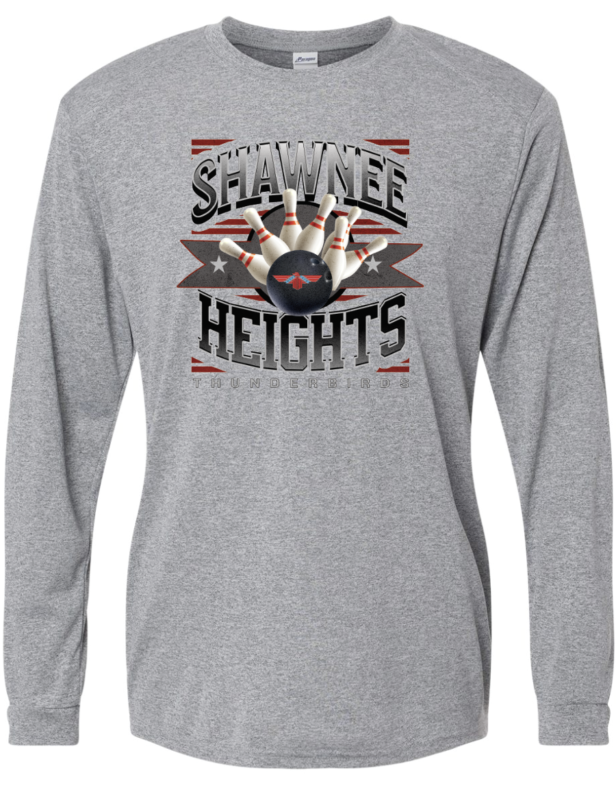 Shawnee Heights Bowling Paragon Performance Long Sleeve T-shirt