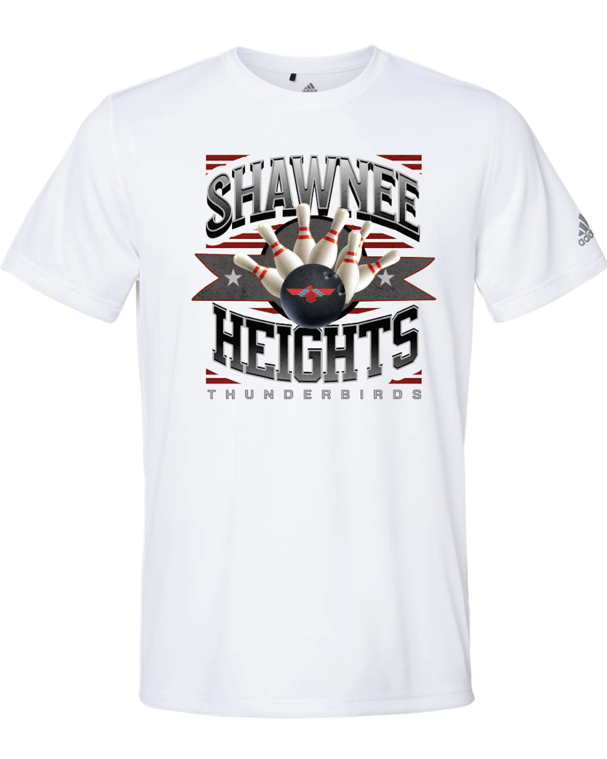 Shawnee Heights Bowling Adidas Sports T-shirt