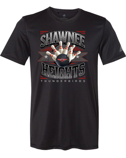 Shawnee Heights Bowling Adidas Sports T-shirt