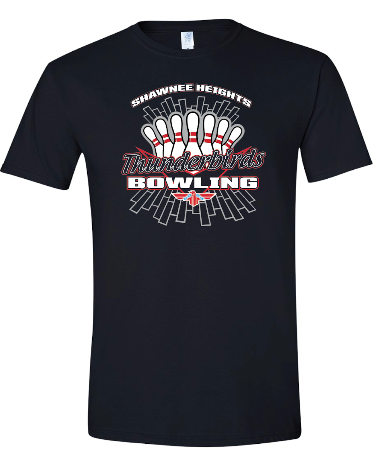 Thunderbirds Bowling Gildan Softstyle T-Shirt