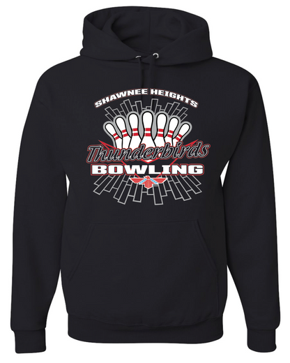 Thunderbirds Bowling Jerzees NuBlend® Hooded Sweatshirt