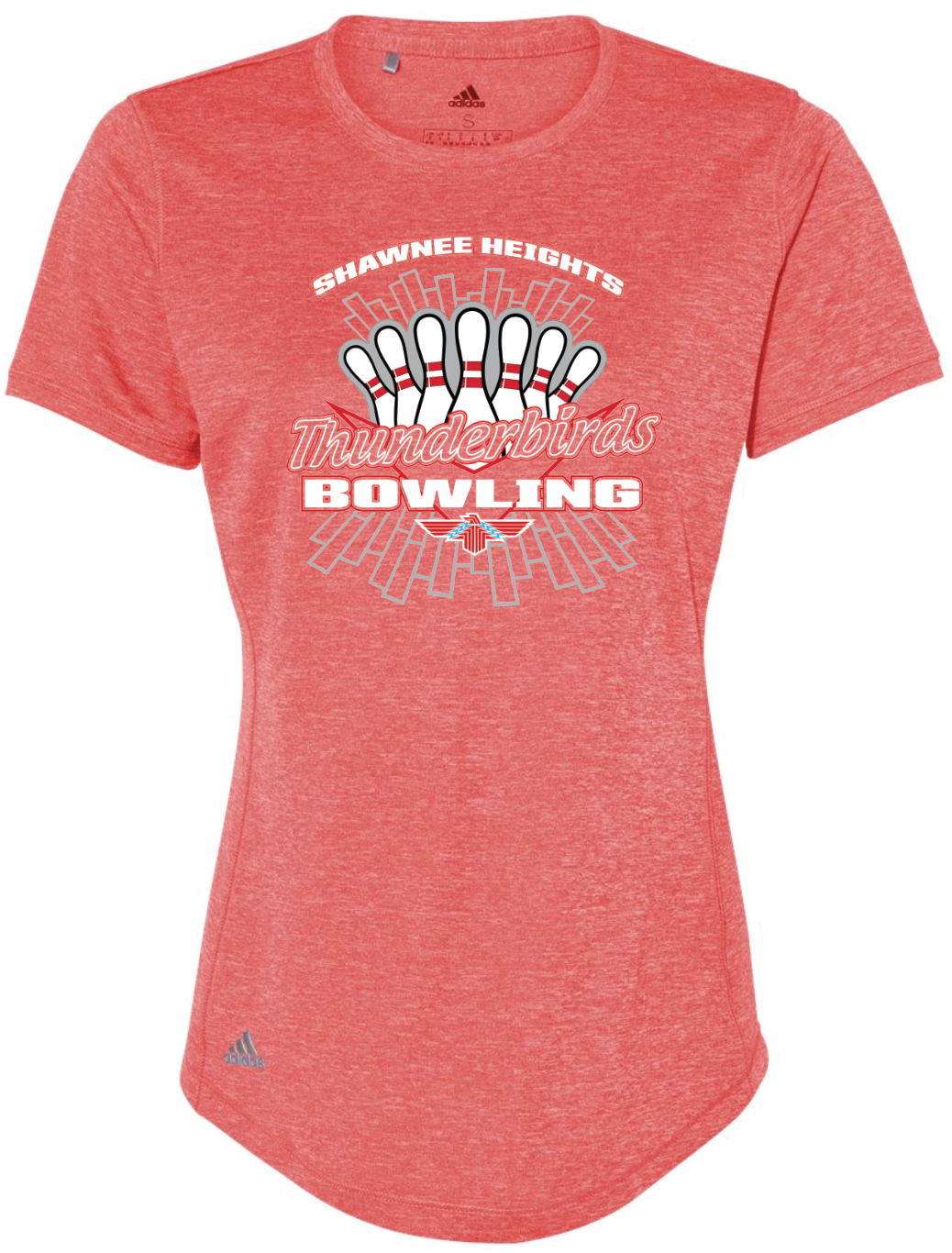 Thunderbirds Bowling Adidas Womens Sports T-shirt