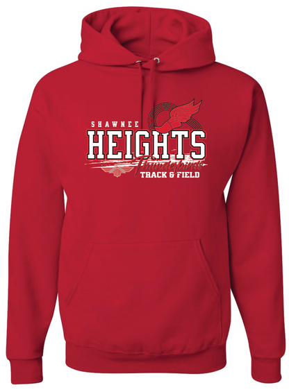 Thunderbirds Track & Field Jerzees NuBlend® Hooded Sweatshirt