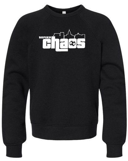Chaos Youth Fleece Raglan Crewneck Sweatshirt
