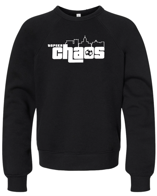 Chaos Youth Fleece Raglan Crewneck Sweatshirt