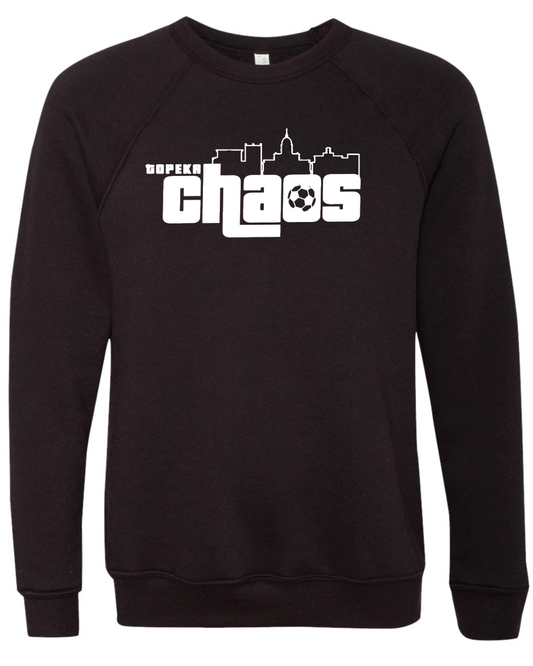 Chaos Sponge Fleece Raglan Crewneck Sweatshirt