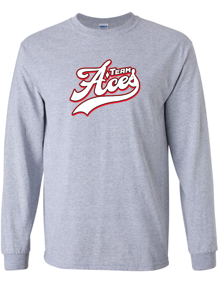 Aces Gildan Ultra Cotton® Long Sleeve T-Shirt