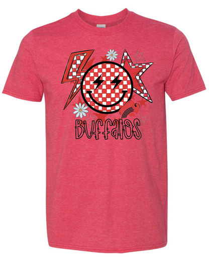 Checkered Buffalo Gildan Softstyle T-Shirt